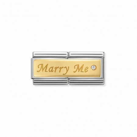 Nomination Gold Double Marry Me Composable Charm